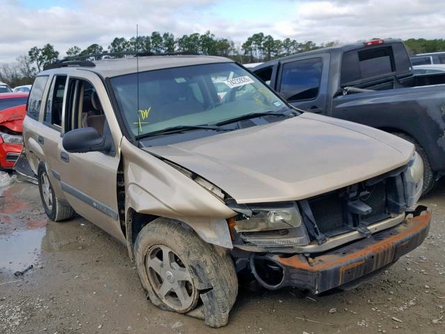 1GNDS13S342230843 - 2004 CHEVROLET TRAILBLAZE GOLD photo 1