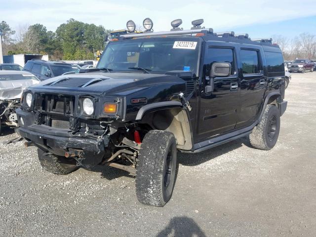 5GRGN23U16H117346 - 2006 HUMMER H2 BLACK photo 2