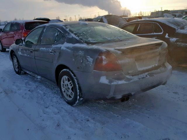2G2WP522741361502 - 2004 PONTIAC GRAND PRIX GRAY photo 3