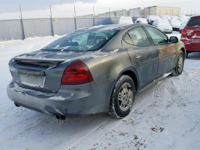 2G2WP522741361502 - 2004 PONTIAC GRAND PRIX GRAY photo 4