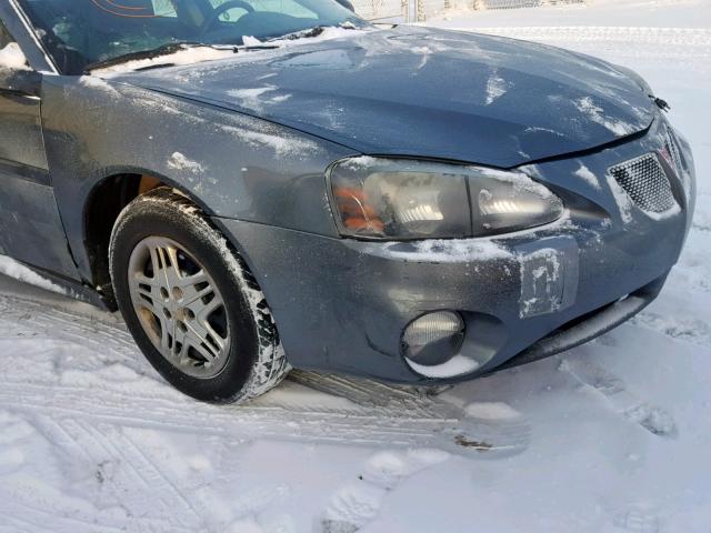 2G2WP522741361502 - 2004 PONTIAC GRAND PRIX GRAY photo 9