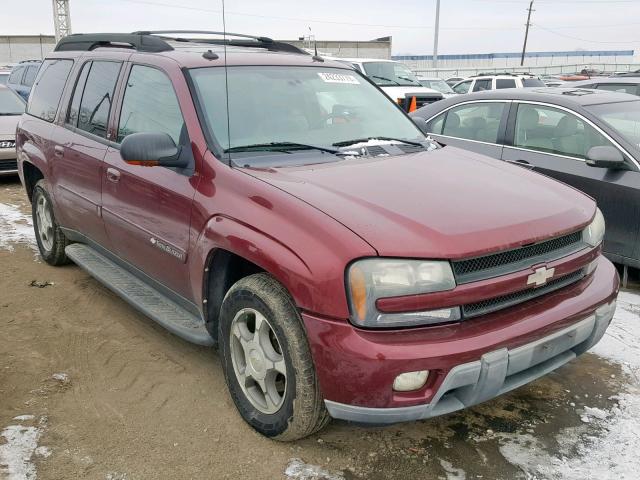 1GNET16S546202869 - 2004 CHEVROLET TRAILBLAZE BURGUNDY photo 1