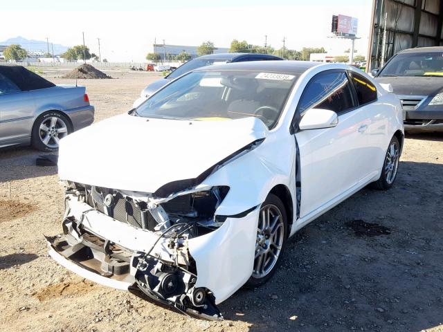 JTKDE167180253636 - 2008 TOYOTA SCION TC თეთრი ფოტო 2