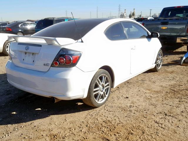 JTKDE167180253636 - 2008 TOYOTA SCION TC თეთრი ფოტო 4