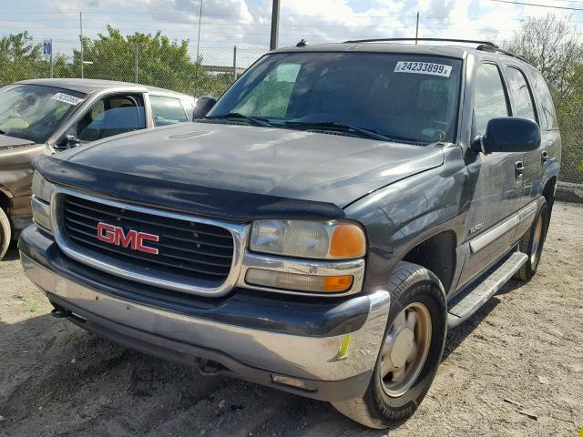 1GKEK13Z13J137676 - 2003 GMC YUKON GRAY photo 2