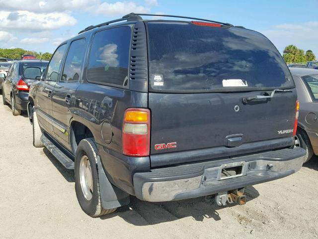 1GKEK13Z13J137676 - 2003 GMC YUKON GRAY photo 3