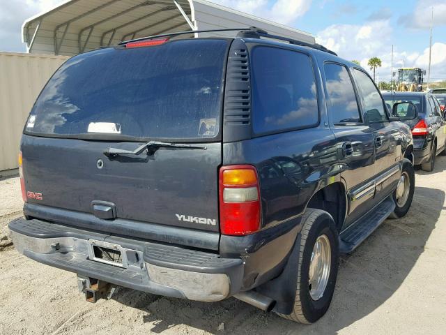 1GKEK13Z13J137676 - 2003 GMC YUKON GRAY photo 4