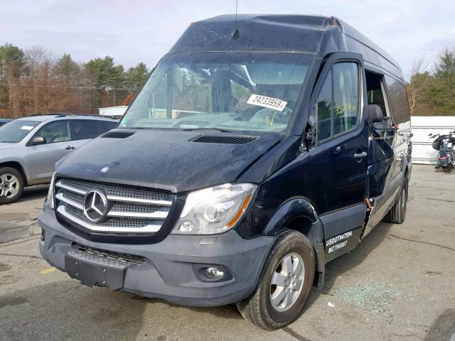 WDZPE8CC1FP101424 - 2015 MERCEDES-BENZ SPRINTER 2 BLACK photo 2