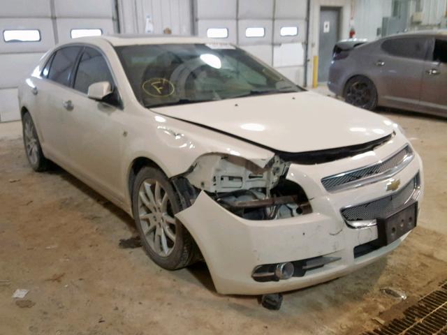 1G1ZK577284294807 - 2008 CHEVROLET MALIBU LTZ WHITE photo 1