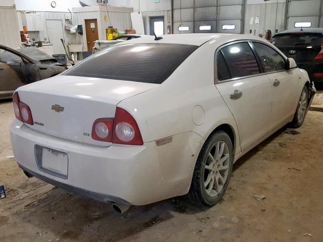 1G1ZK577284294807 - 2008 CHEVROLET MALIBU LTZ WHITE photo 4