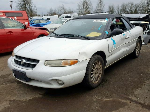 3C3EL55H1TT320996 - 1996 CHRYSLER SEBRING JX WHITE photo 2