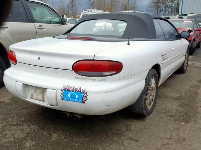 3C3EL55H1TT320996 - 1996 CHRYSLER SEBRING JX WHITE photo 4