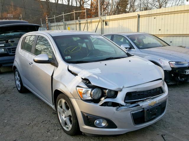 1G1JE6SB5E4213123 - 2014 CHEVROLET SONIC LTZ SILVER photo 1