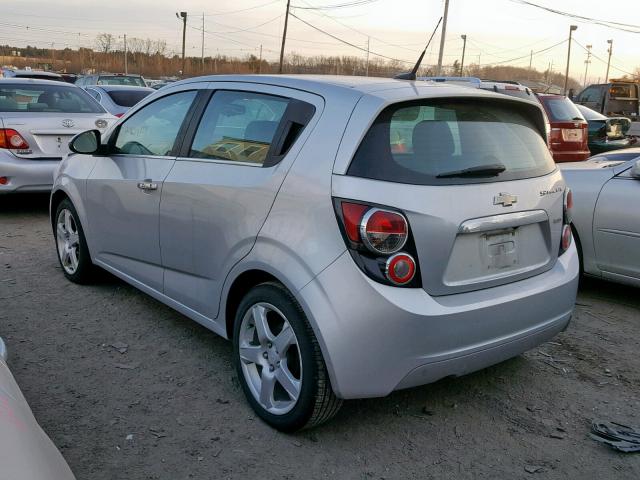 1G1JE6SB5E4213123 - 2014 CHEVROLET SONIC LTZ SILVER photo 3