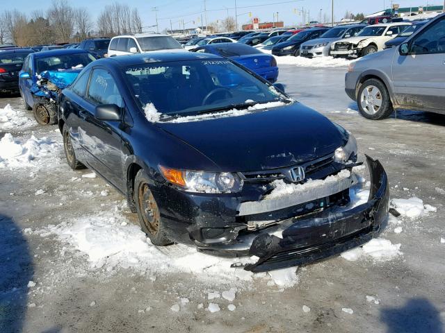 2HGFG12288H010472 - 2008 HONDA CIVIC DX BLACK photo 1