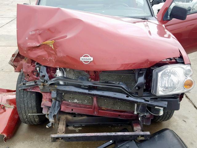 1N6DD21S51C316296 - 2001 NISSAN FRONTIER X RED photo 7