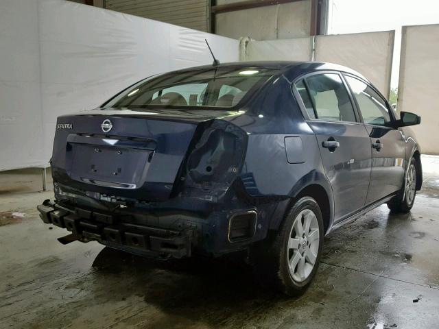 3N1AB61EX9L637010 - 2009 NISSAN SENTRA 2.0 BLUE photo 4