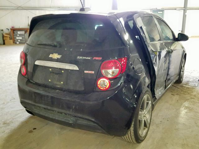 1G1JG6SB3F4156089 - 2015 CHEVROLET SONIC RS CHARCOAL photo 4