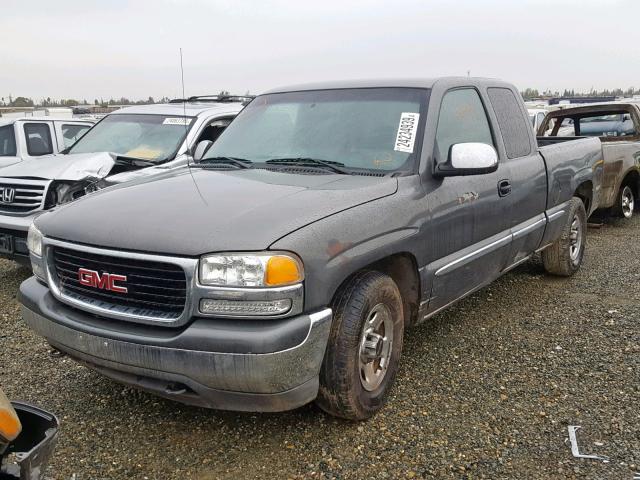 2GTEC19T221367893 - 2002 GMC NEW SIERRA GRAY photo 2