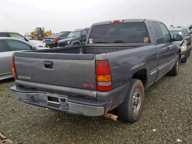 2GTEC19T221367893 - 2002 GMC NEW SIERRA GRAY photo 4