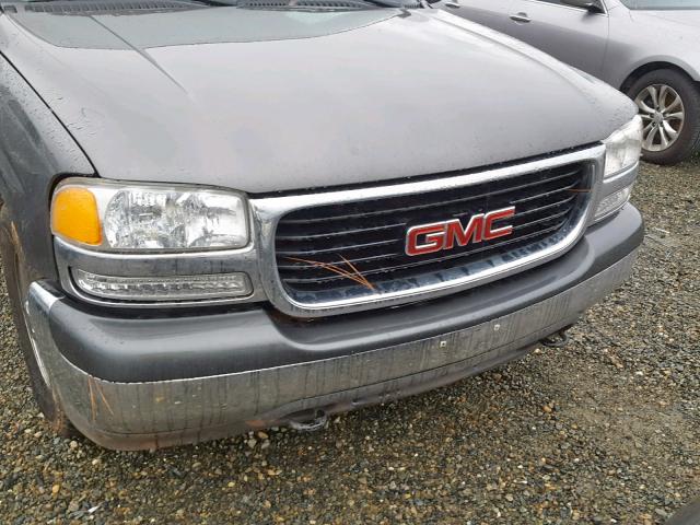 2GTEC19T221367893 - 2002 GMC NEW SIERRA GRAY photo 9