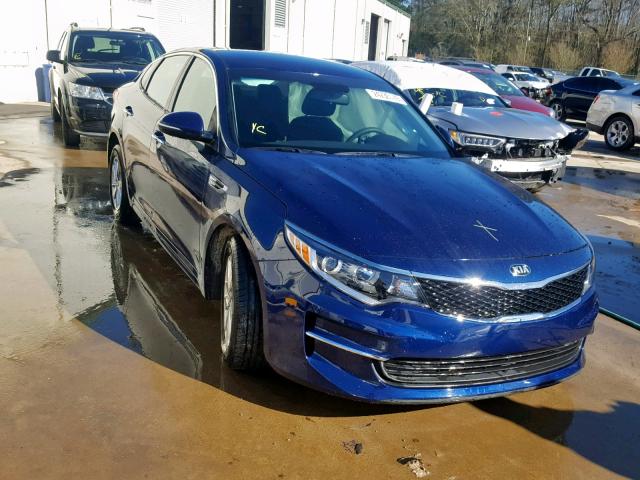 5XXGT4L30JG214389 - 2018 KIA OPTIMA LX BLUE photo 1