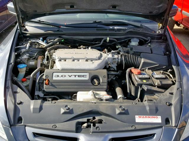 1HGCM668X4A070169 - 2004 HONDA ACCORD EX GRAY photo 7