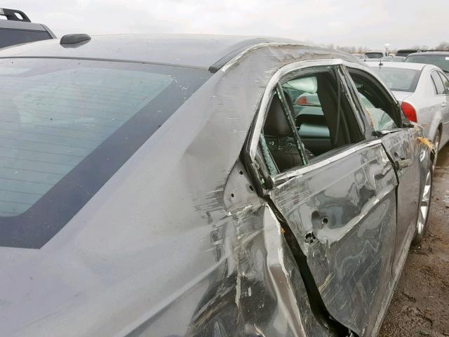 1FAHP2E86DG133552 - 2013 FORD TAURUS SEL GRAY photo 9