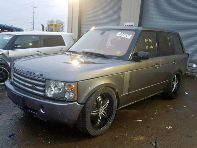 SALME11475A184938 - 2005 LAND ROVER RANGE ROVE GRAY photo 2