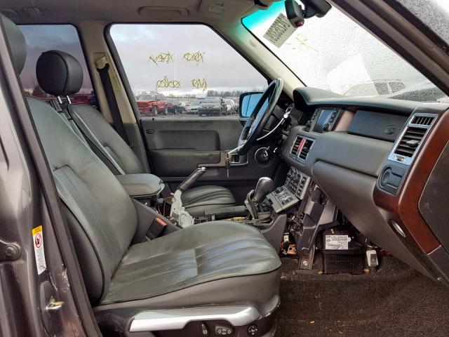 SALME11475A184938 - 2005 LAND ROVER RANGE ROVE GRAY photo 5