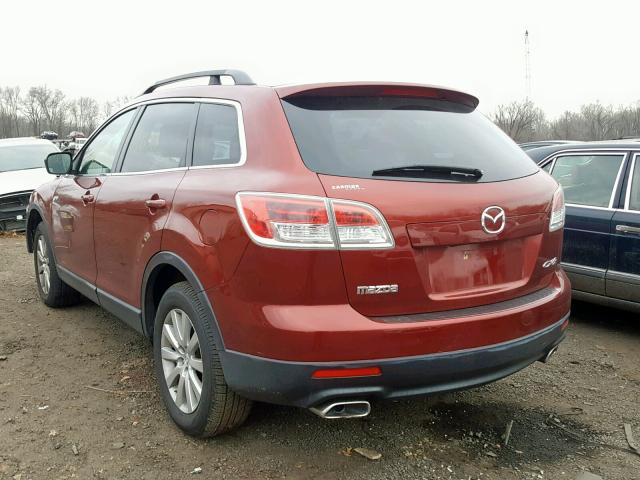 JM3TB38V380128230 - 2008 MAZDA CX-9 MAROON photo 3