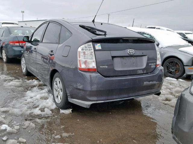 JTDKB20U583459343 - 2008 TOYOTA PRIUS GRAY photo 3