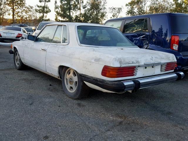 10702412015017 - 1976 MERCEDES-BENZ 450SL WHITE photo 3