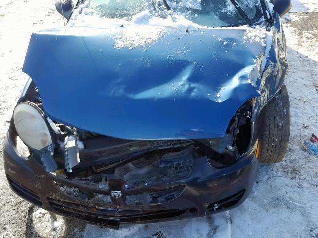 1B3ES26C74D547330 - 2004 DODGE NEON BASE BLUE photo 7