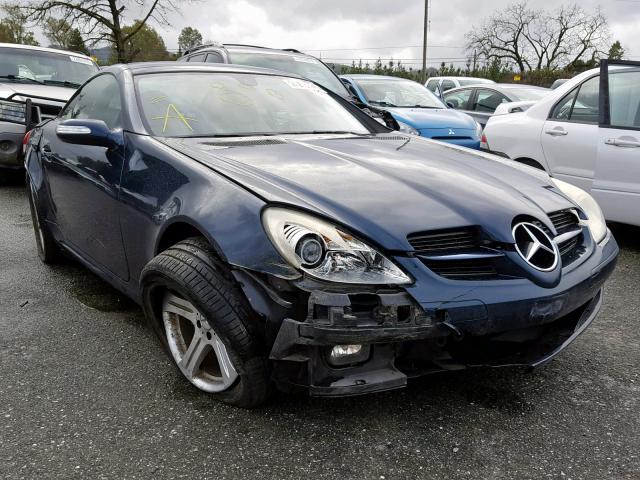 WDBWK54F86F119676 - 2006 MERCEDES-BENZ SLK 280 BLUE photo 1