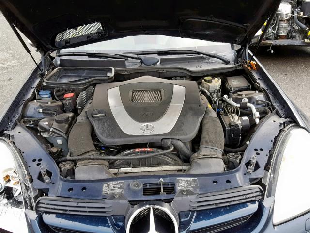 WDBWK54F86F119676 - 2006 MERCEDES-BENZ SLK 280 BLUE photo 7