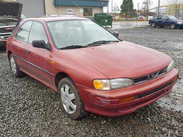 JF1GF4351TG816650 - 1996 SUBARU IMPREZA L RED photo 1