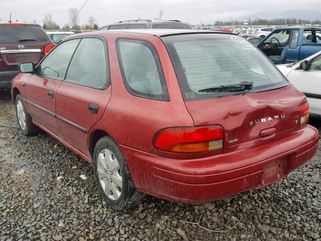 JF1GF4351TG816650 - 1996 SUBARU IMPREZA L RED photo 3