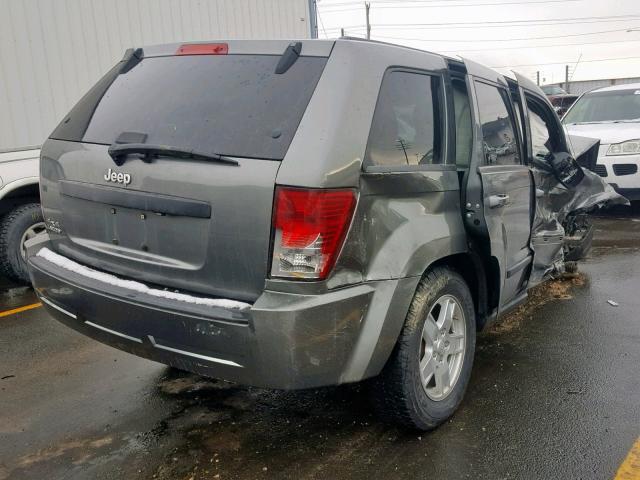 1J8GR48K67C687021 - 2007 JEEP GRAND CHER GRAY photo 4