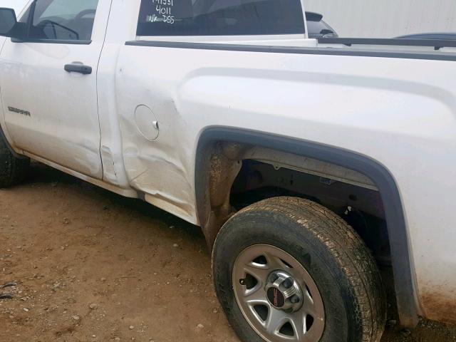 1GTN1LEH9GZ394011 - 2016 GMC SIERRA C15 WHITE photo 9