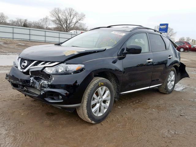JN8AZ1MU7BW057412 - 2011 NISSAN MURANO S Қара фото 2