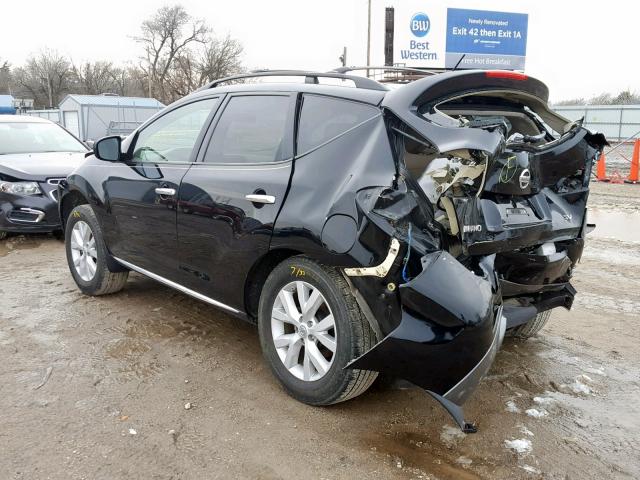JN8AZ1MU7BW057412 - 2011 NISSAN MURANO S Қара фото 3