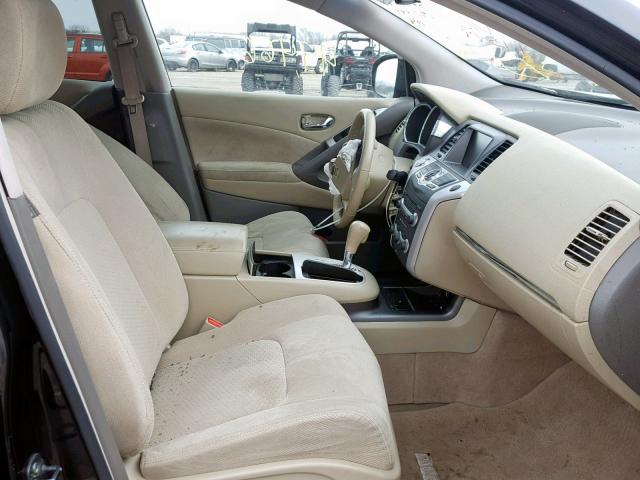 JN8AZ1MU7BW057412 - 2011 NISSAN MURANO S Қара фото 5