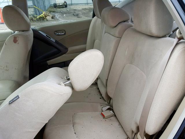 JN8AZ1MU7BW057412 - 2011 NISSAN MURANO S Қара фото 6