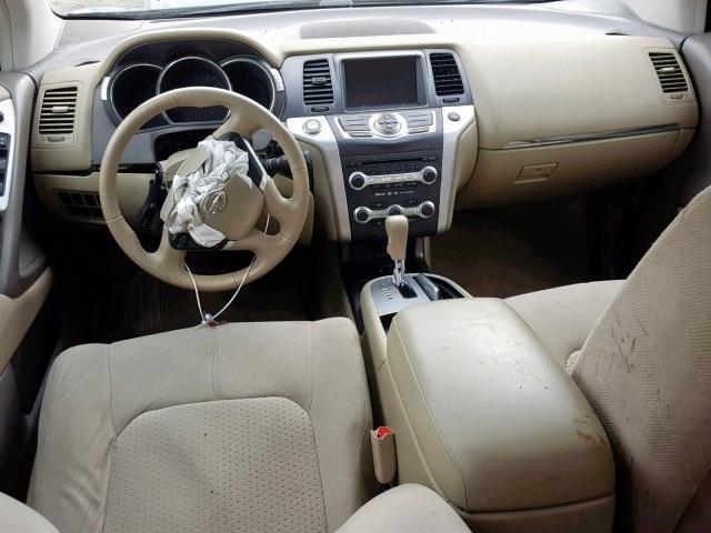 JN8AZ1MU7BW057412 - 2011 NISSAN MURANO S Қара фото 9