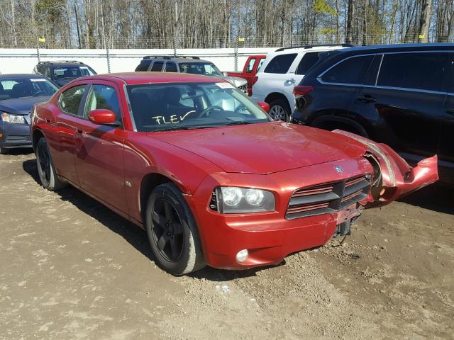 2B3CA3CV9AH185747 - 2010 DODGE CHARGER SX RED photo 1