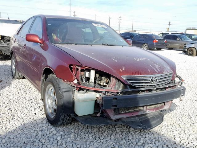 4T1BE32K15U409730 - 2005 TOYOTA CAMRY LE RED photo 1