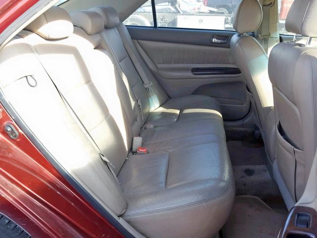 4T1BE32K15U409730 - 2005 TOYOTA CAMRY LE RED photo 6