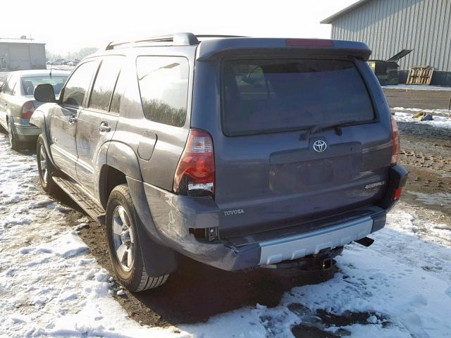 JTEBT14R248012121 - 2004 TOYOTA 4RUNNER SR GRAY photo 3