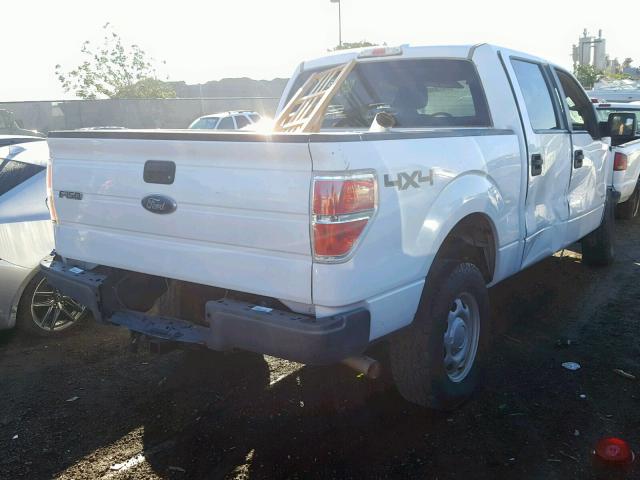 1FTFW1ET2DKD66358 - 2013 FORD F150 SUPER WHITE photo 4